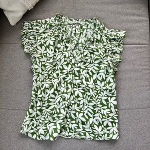 Abercrombie & Fitch Short Sleeve Floral Print (Size M)
